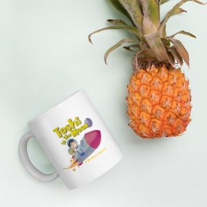 Toshi to the Moon cup